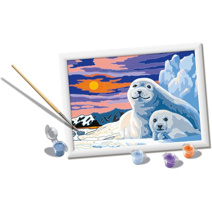 Creart kit pittura per bambini Foche Sul Ghiaccio