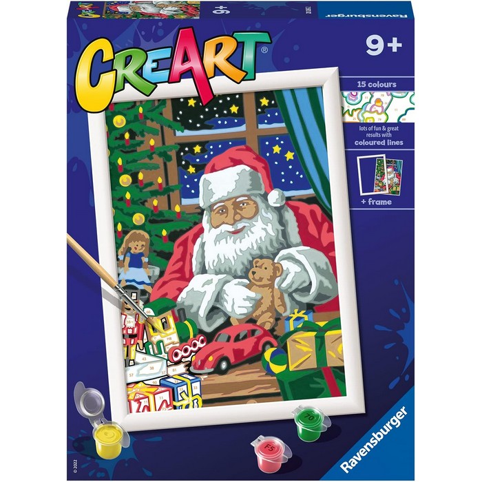 Creart kit pittura per bambini Babbo Natale