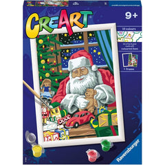 Creart kit pittura per bambini Babbo Natale