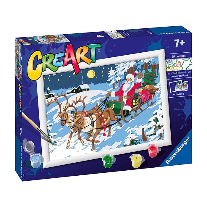 Creart kit pittura per bambini La Consegna Dei Regali