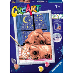 Creart kit pittura per bambini Coppia Di Cagnolini