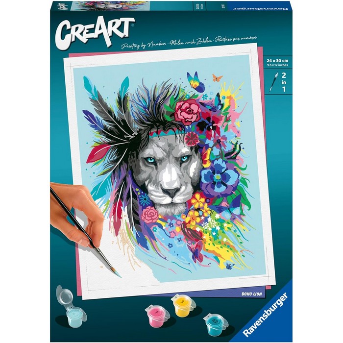 Creart kit pittura Boho Lion