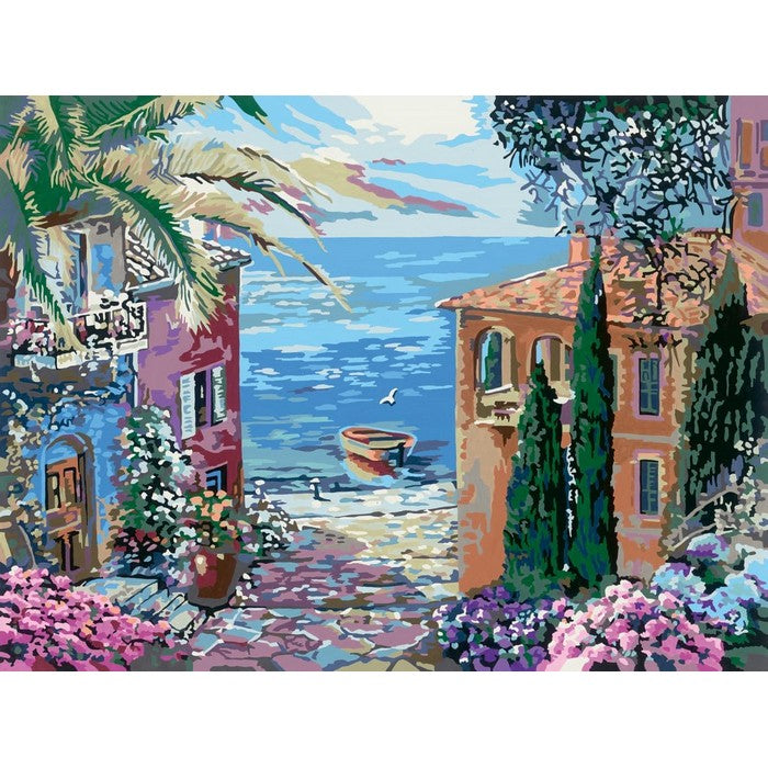 Creart kit pittura Paesaggio Mediterraneo