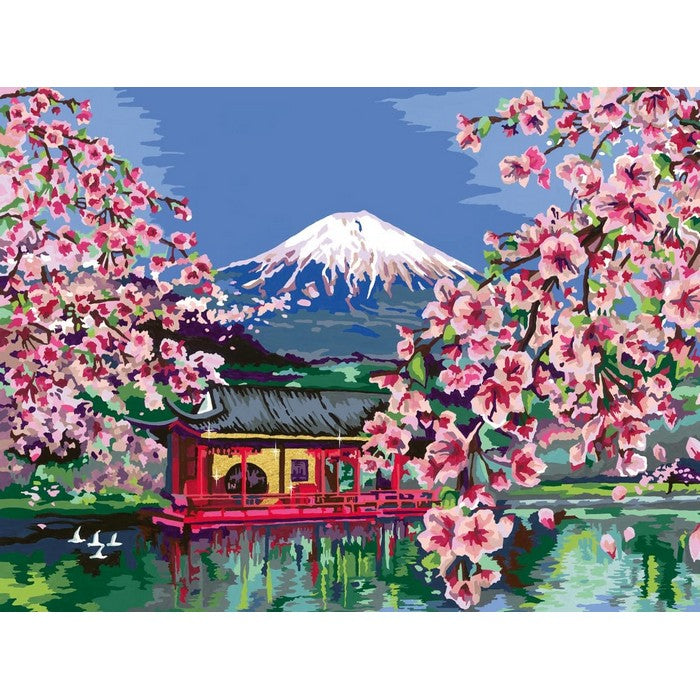 Creart kit pittura La Fioritura Dei Ciliegi In Giappone