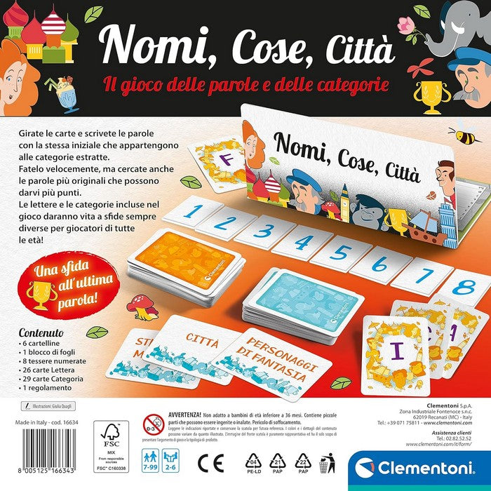 Nomi, cose e città