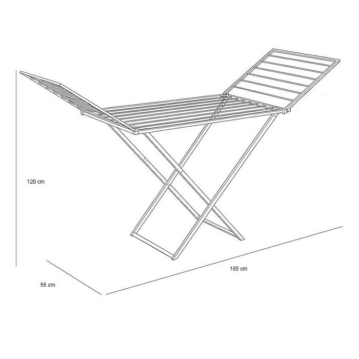 Stendibiancheria da pavimento pieghevole in polipropilene - Condor