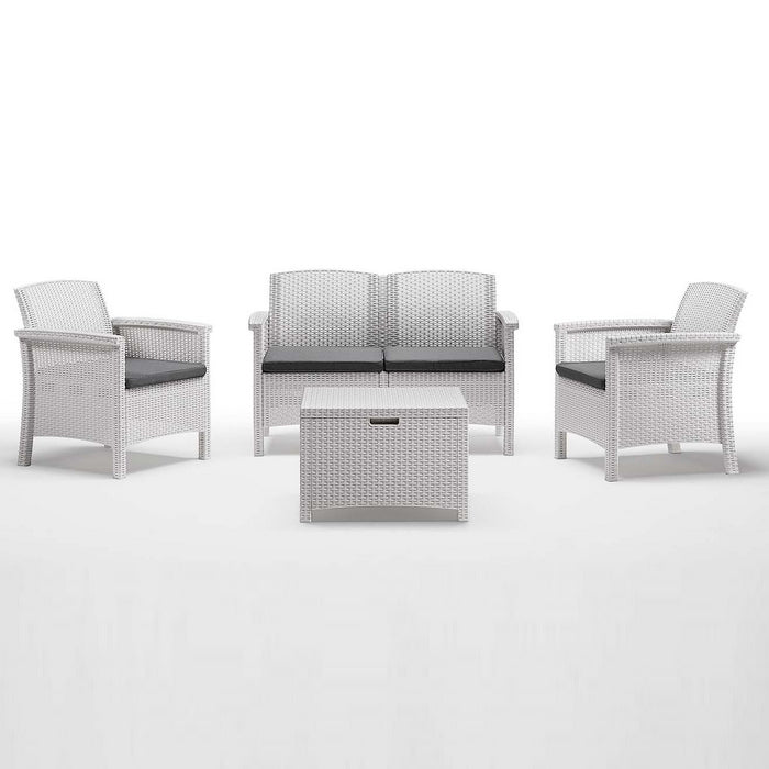 Set salotto da giardino 4 posti con tavolino - Venezia