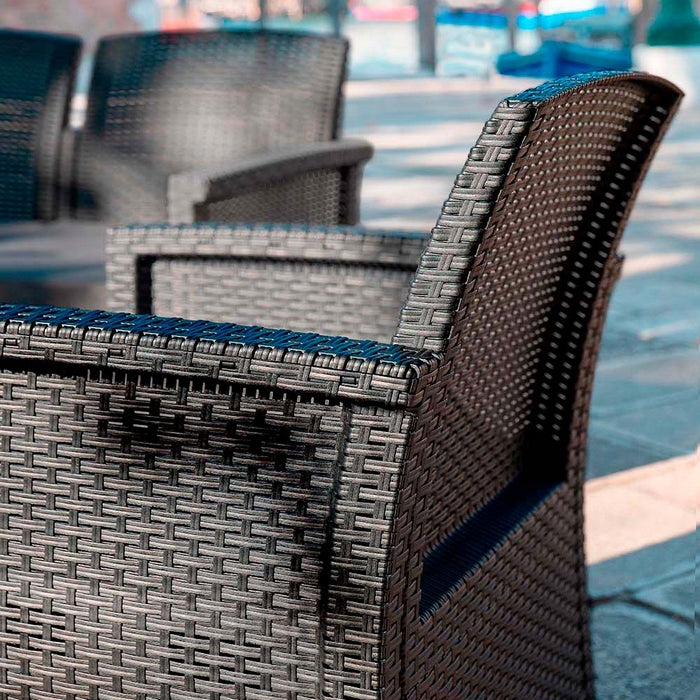 Set salotto da giardino 4 posti con tavolino - Venezia