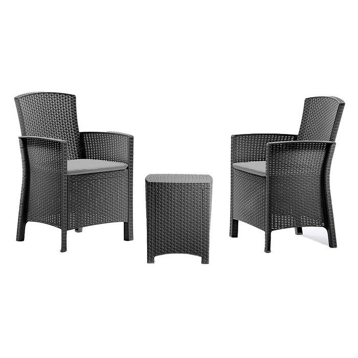 Set salotto da giardino 2 posti con tavolino - Lido Terrace