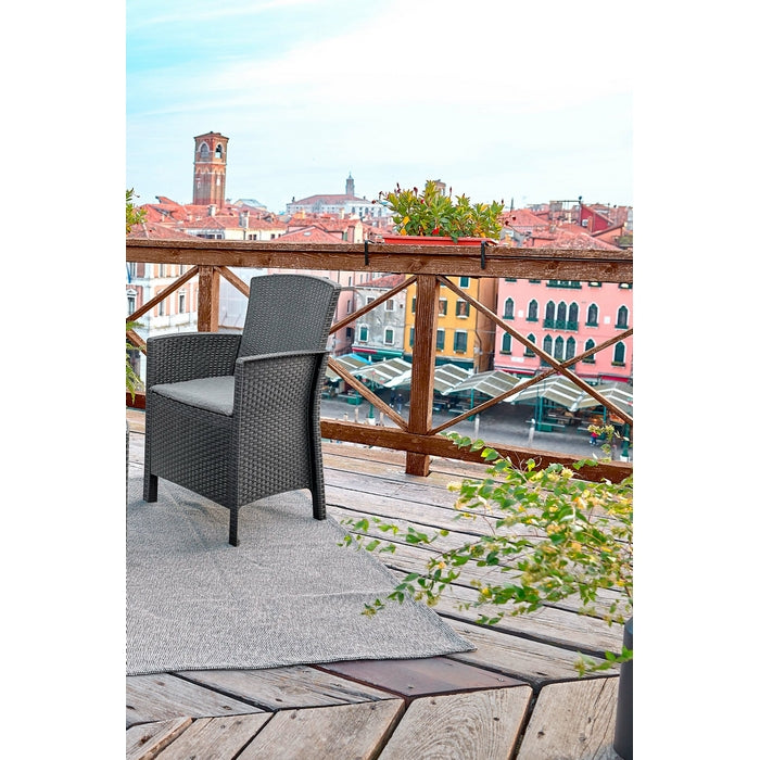 Set salotto da giardino 2 posti con tavolino - Lido Terrace