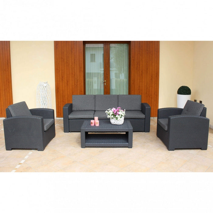 Salotto da giardino smontabile con cuscini - Mauritius - BEST - 34321271226584