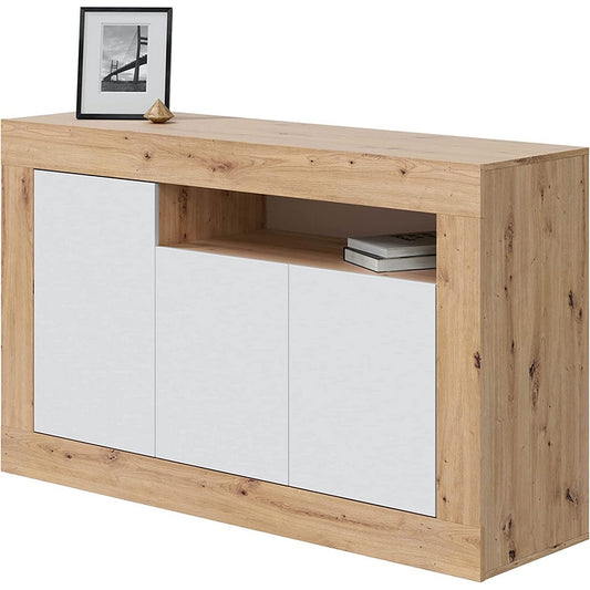 Credenza da soggiorno con 3 ante e vano - FORES - 34266600308952