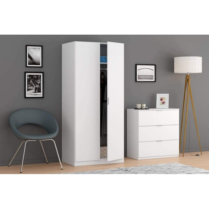 Armadio 2 ante bianco - FORES - 34279388610776