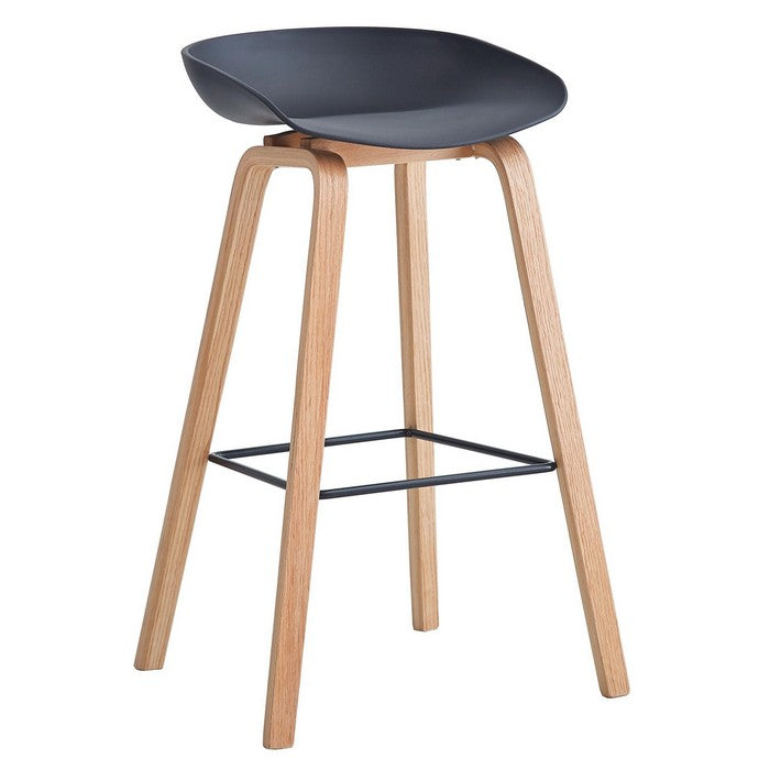 Sgabello scandinavo alto - Lelia - CASA COLLECTION - 34269237641432
