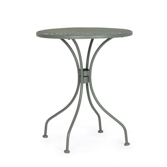 Tavolino da giardino rotondo in acciaio 60 cm - Lizette - BIZZOTTO - 34272033964248