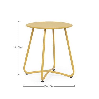 Tavolino da giardino 40 cm in metallo - Wissant