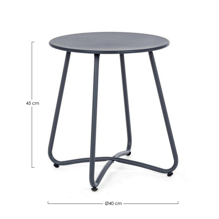Tavolino da giardino 40 cm in metallo - Wissant - BIZZOTTO - 34272056148184