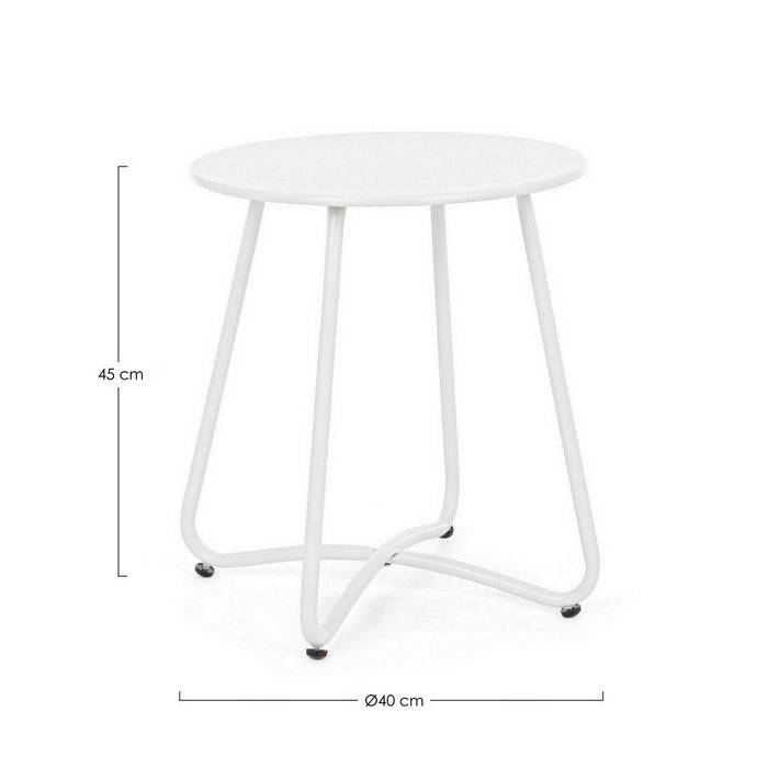 Tavolino da giardino 40 cm in metallo - Wissant - BIZZOTTO - 34272057557208
