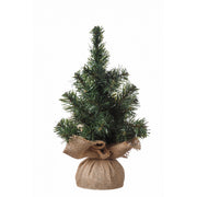 Albero di Natale con base in juta 30 cm