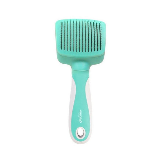 Cardatore per animali autopulente con punte in acciaio inox - Hairmony - RECORD - 64428794773882