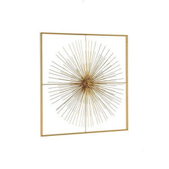 Decorazione dorata da parete 51x51 cm-  Auriel