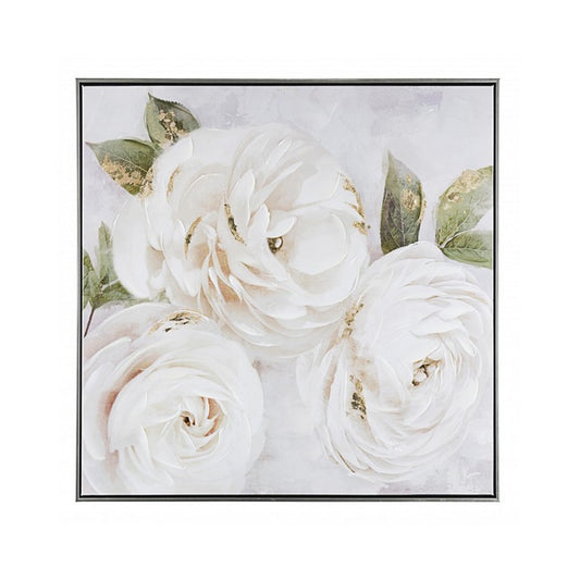 Stampa su tela con fiori 72x72 cm - Crown rose - BIZZOTTO - 34265355550936