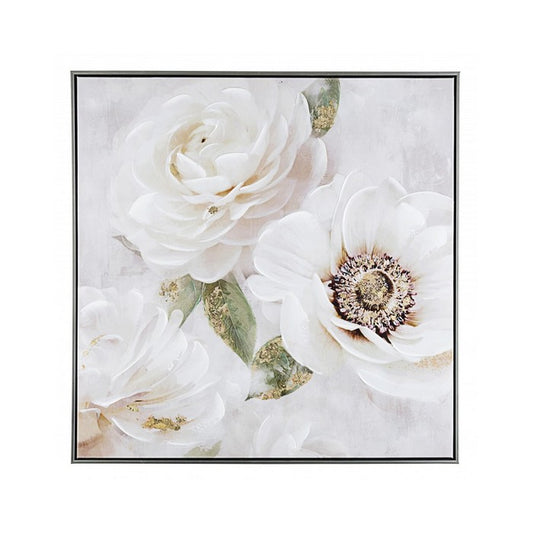 Stampa su tela con fiori 72x72 cm - Crown rose - BIZZOTTO - 34265357549784