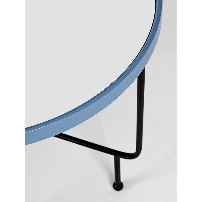 Tavolino minimal in metallo con piano a specchio - Painter - BIZZOTTO - 34269339189464
