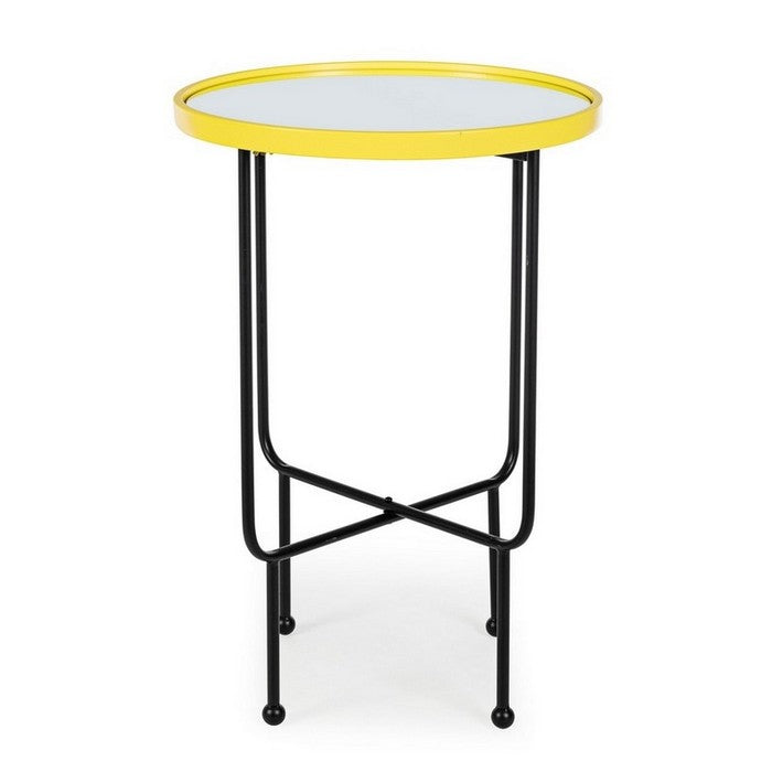 Tavolino minimal in metallo con piano a specchio - Painter - BIZZOTTO - 34279577157848