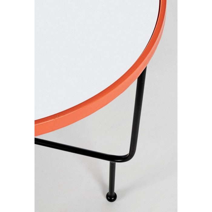 Tavolino minimal in metallo con piano a specchio - Painter - BIZZOTTO - 34279579680984