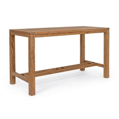 Tavolo alto da bar in legno teak - Maricruz