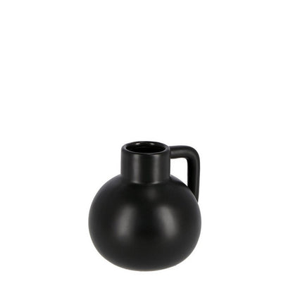 Vaso in porcellana nero - Elsy