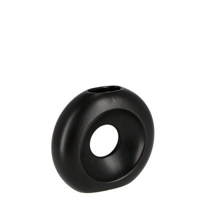 Vaso in porcellana nero - Elsy