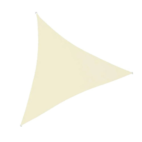 Vela Ombreggiante Triangolare Impermeabile 3x3x4,25m &ndash; Tenda Parasole Crema