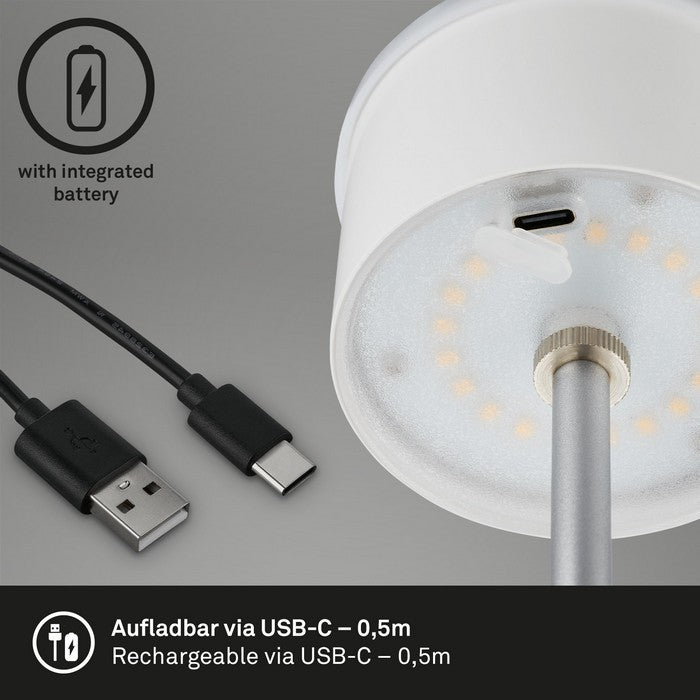 Lampada da tavolo LED a batteria ricaricabile - BRILONER - 34277601280216