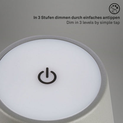 Lampada da tavolo LED a batteria ricaricabile