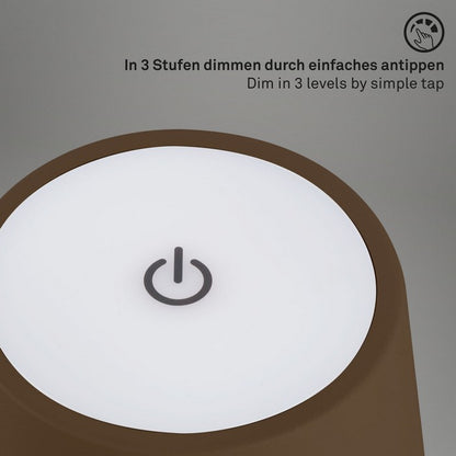 Lampada da tavolo LED a batteria ricaricabile