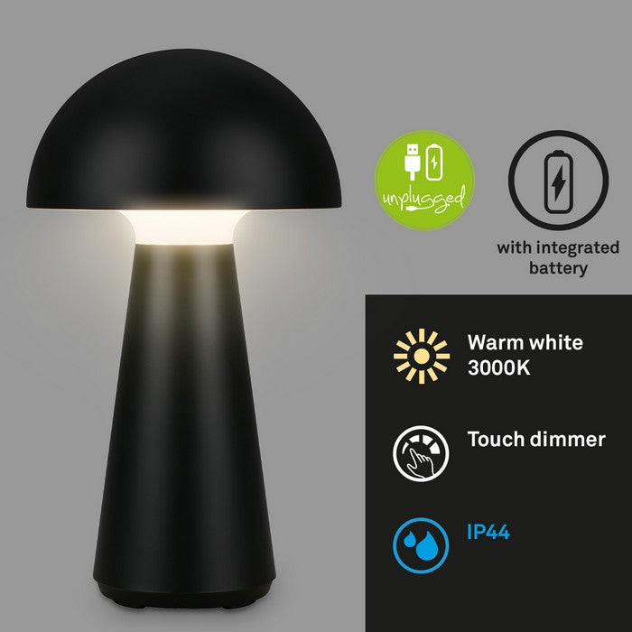 Lampada da tavolo LED a batteria ricaricabile - Fungo