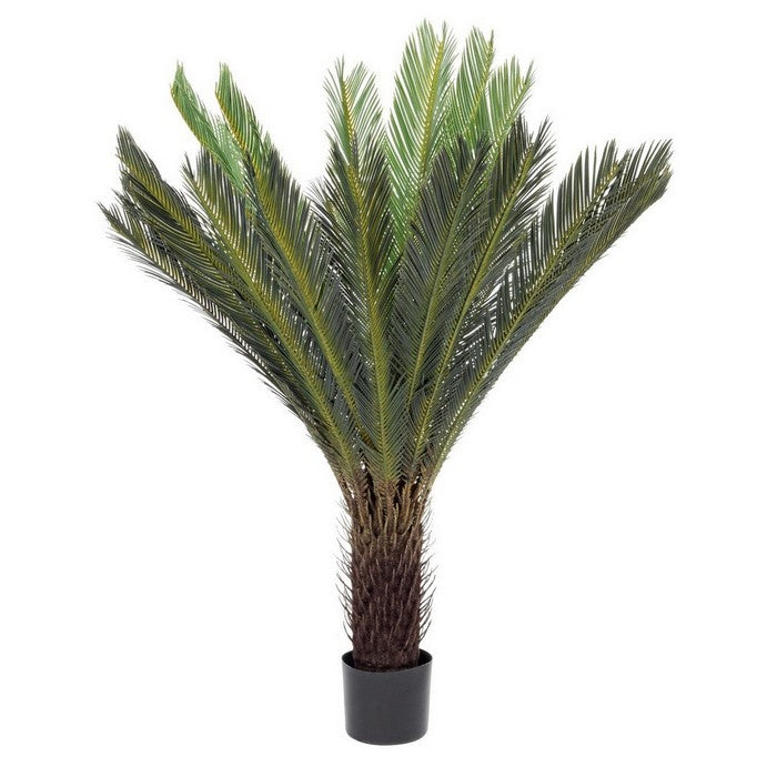 Pianta di palma artificiale con vaso 120 cm - Cycas - BIZZOTTO - 34269455843544