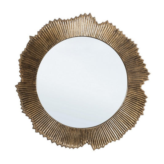 Specchio contemporaneo rotondo dorato 72 cm - Yamir - BIZZOTTO - 34266812580056
