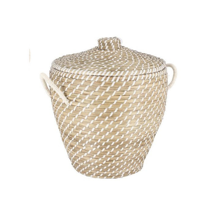 Cesta tonda shabby con coperchio - Jade - BIZZOTTO - 34269477437656