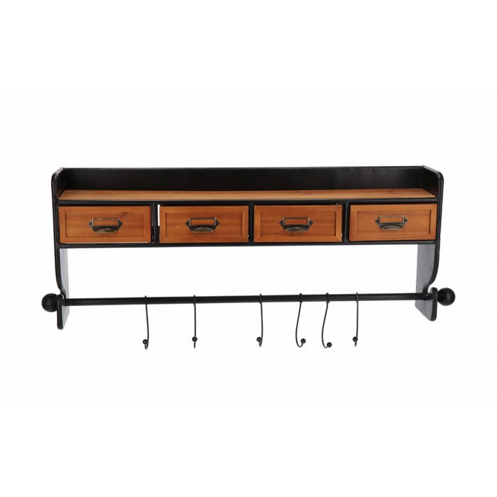 Mensola in stile industriale con cassetti - AD TREND - 35561691578584