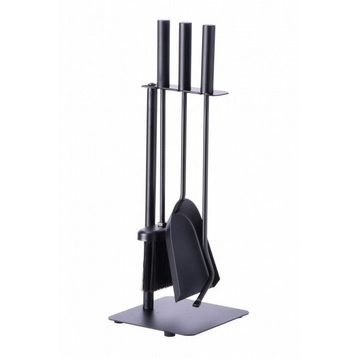 Set attrezzi per camino in ferro con supporto 45 cm - AD TREND - 35561752297688