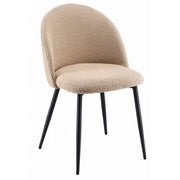 Sedia in velluto con gambe in ferro - Zhura