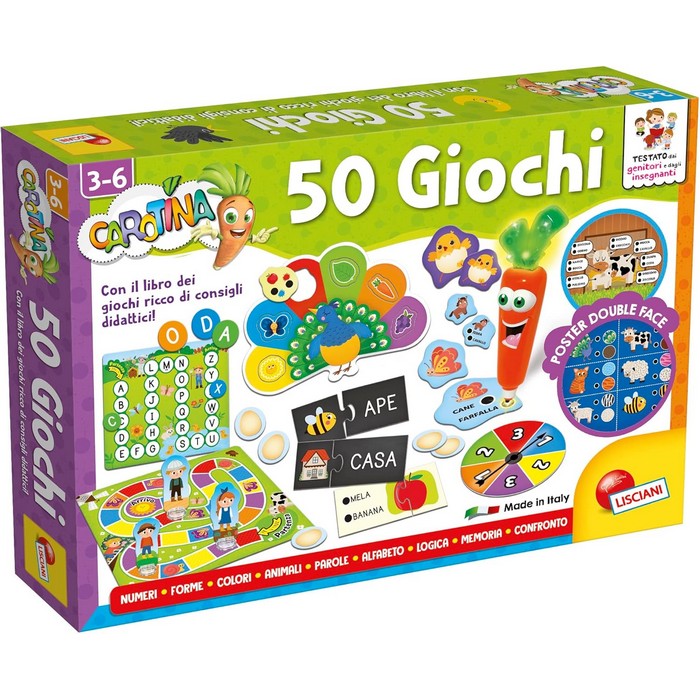 Carotina Penna Parlante 50 Giochi