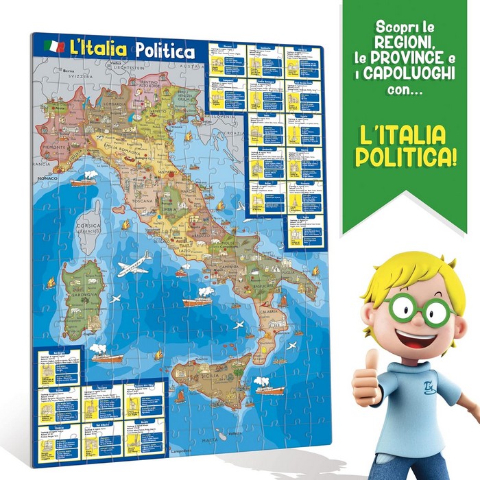 I'm a Genius La mia bella Italia Puzzle 108 pezzi