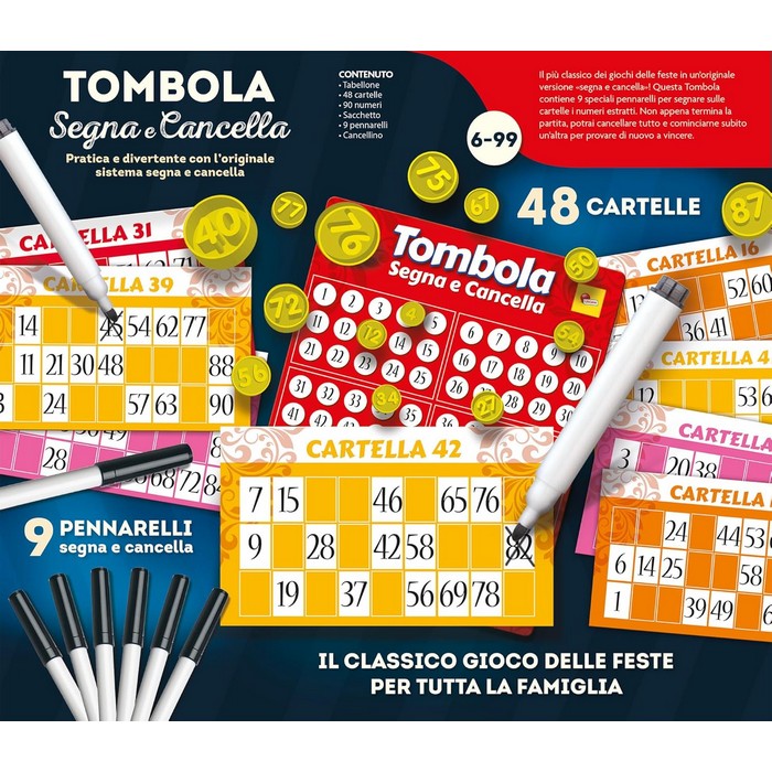 Ludoteca Tombola segna e cancella