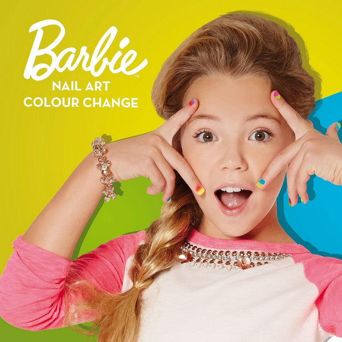 Barbie Nail Art Colour Change