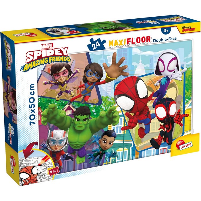 Marvel Puzzle Maxi Floor 24 pezzi Spidey