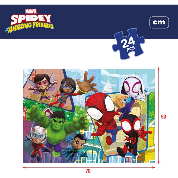 Marvel Puzzle Maxi Floor 24 pezzi Spidey